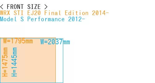 #WRX STI EJ20 Final Edition 2014- + Model S Performance 2012-